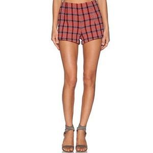Tap Shorts in Poppy Plaid by Harlyn Size L